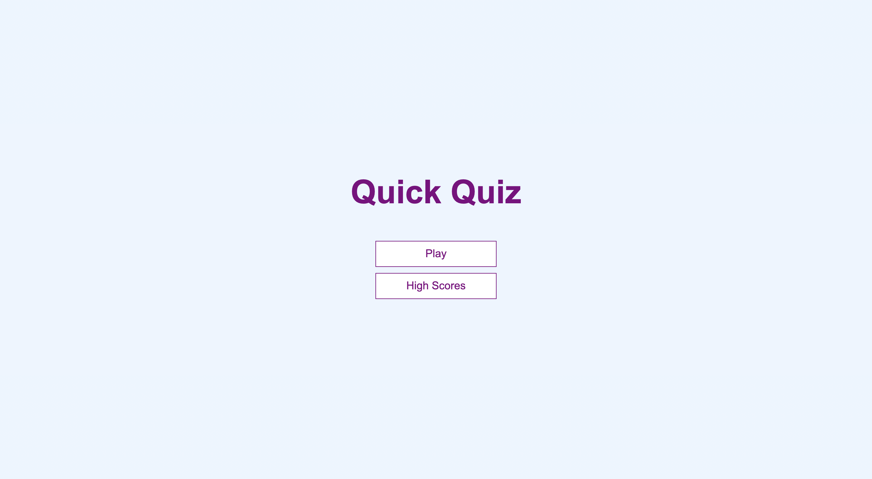 Web Quiz App